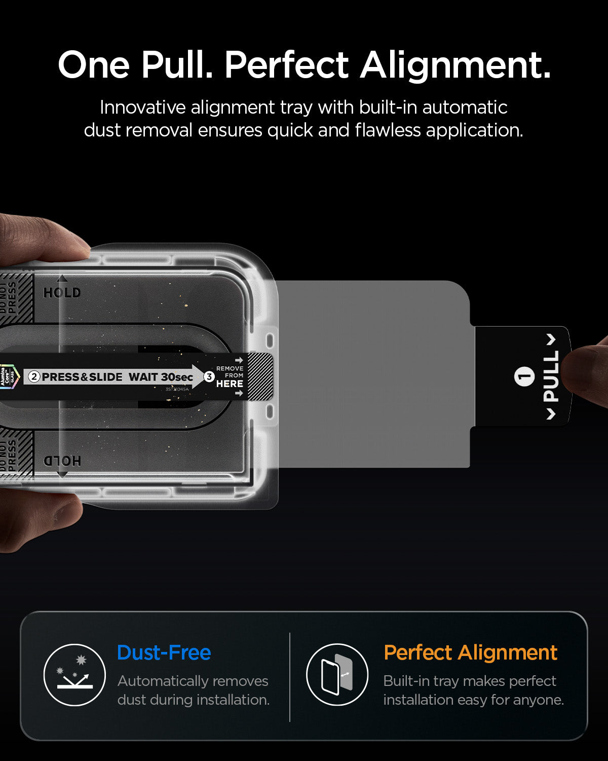 Glas + Applikator für iPhone Duo, Spigen Glas.tR EZ Fit Pro 1-Pack (AC) (9/15)