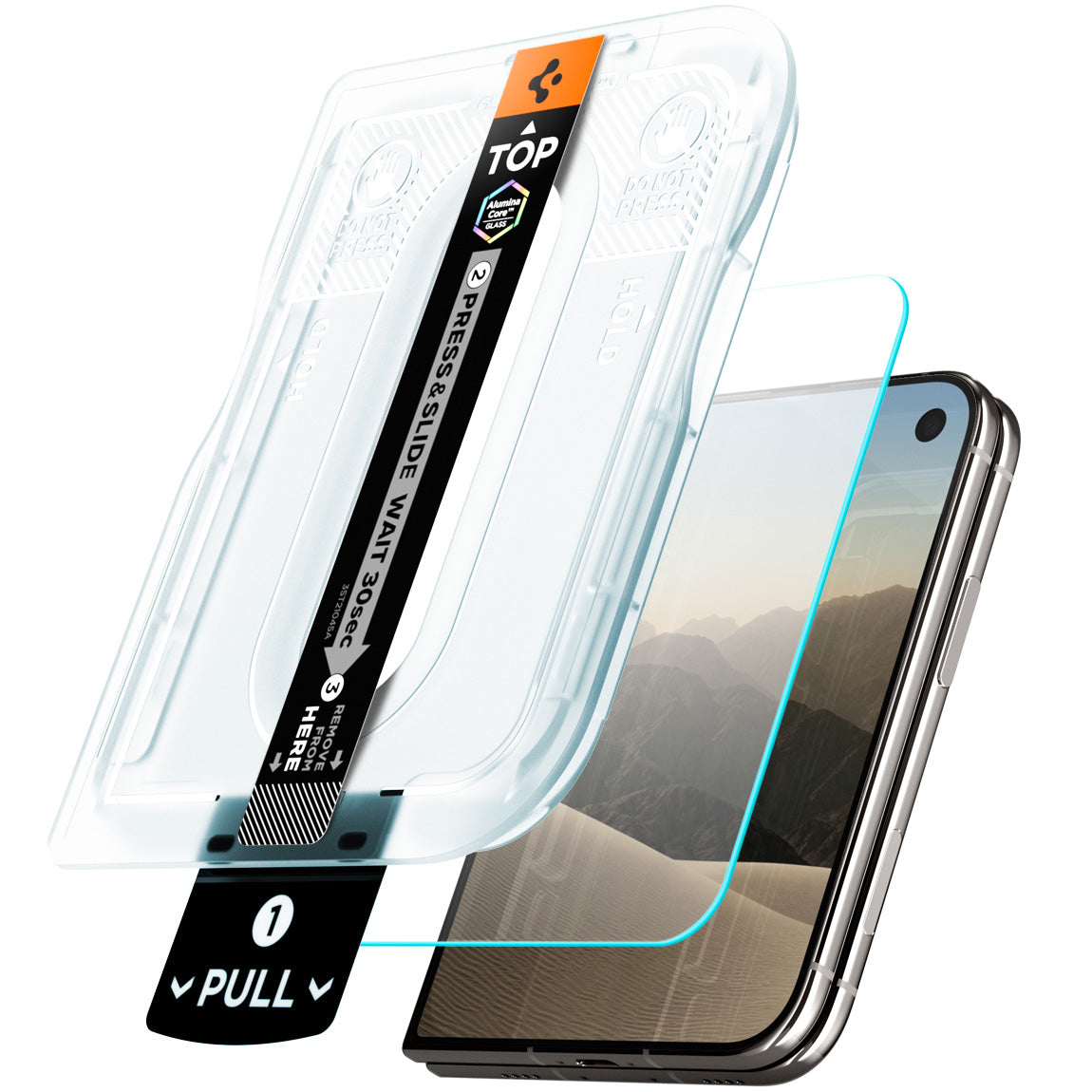 Glas + Applikator für iPhone Duo, Spigen Glas.tR EZ Fit Pro 2-Pack (AC) (2/15)