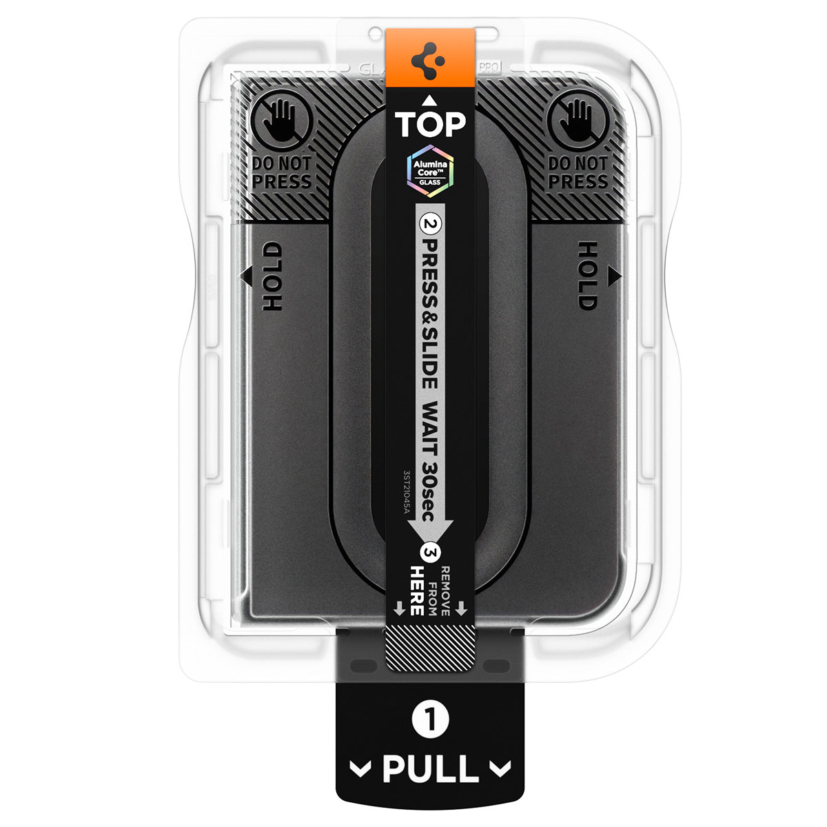 Glas + Applikator für iPhone Duo, Spigen Glas.tR EZ Fit Pro (AC) Privacy 1-Pack (13/15)