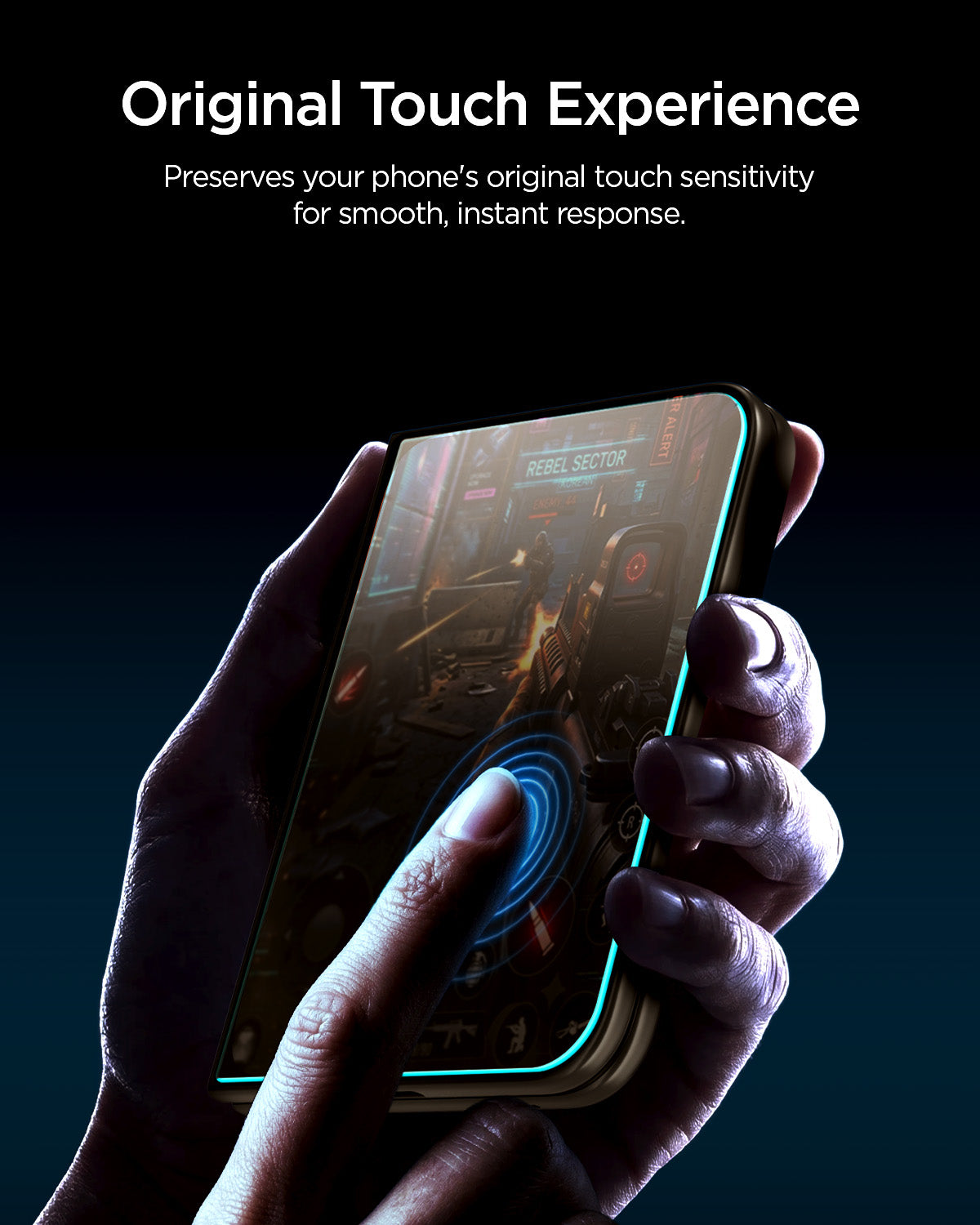 Glas + Applikator für iPhone Duo, Spigen Glas.tR EZ Fit Pro (AC) Privacy 2-Pack (8/15)