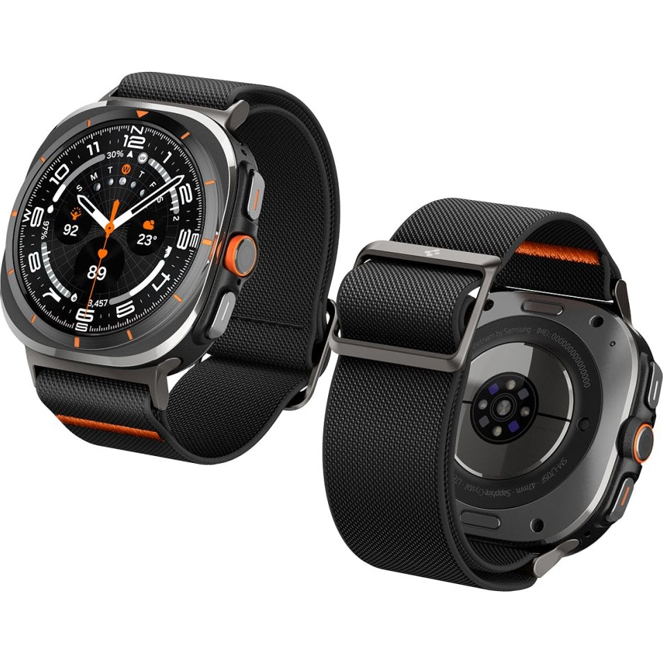 Armband für Galaxy Watch Ultra 2 / Ultra, Spigen Lite Fit, Schwarz