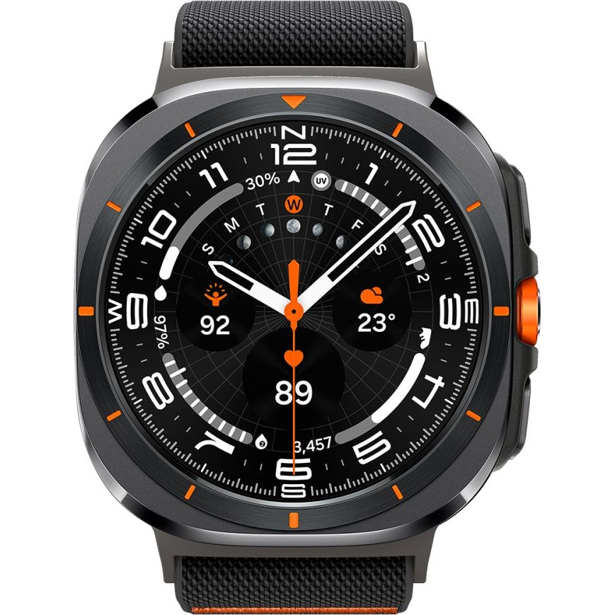 Armband für Galaxy Watch Ultra 2 / Ultra, Spigen Lite Fit, Schwarz
