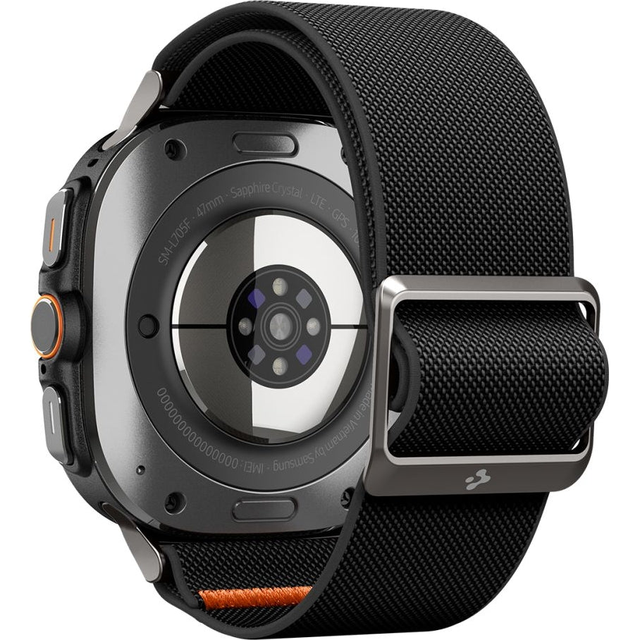 Armband für Galaxy Watch Ultra 2 / Ultra, Spigen Lite Fit, Schwarz
