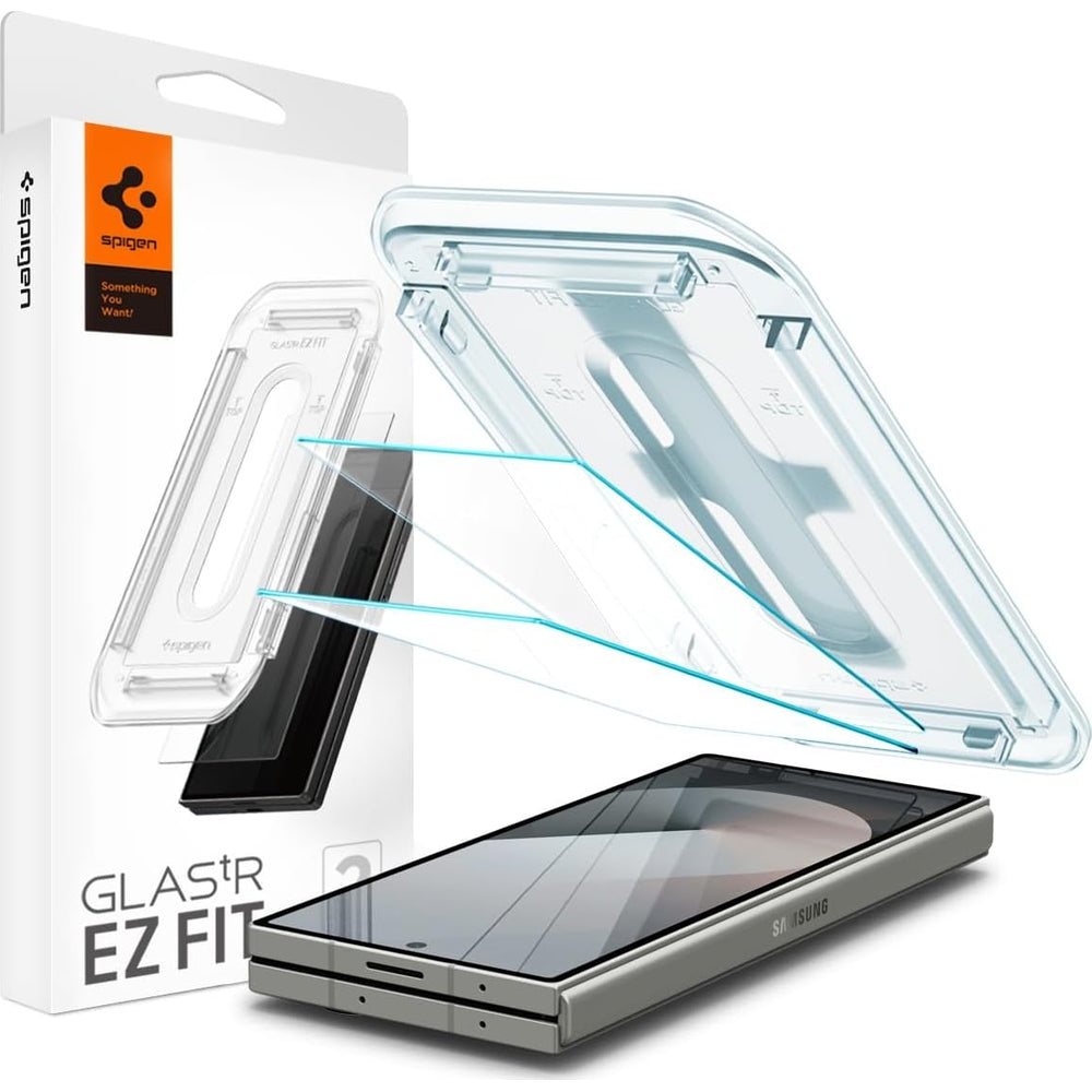 Glas für die Schutzhülle für Galaxy Z Fold6, Spigen Glas.tR EZ Fit 2-Pack