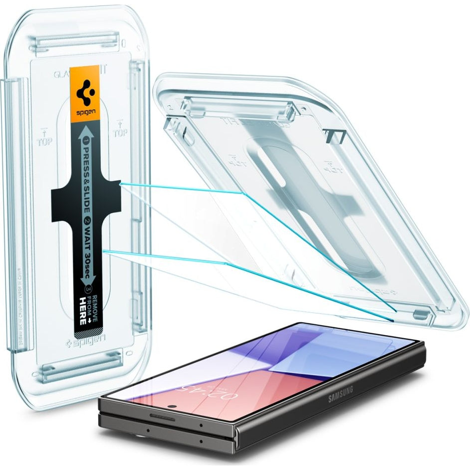 Glas für die Schutzhülle für Galaxy Z Fold6, Spigen Glas.tR EZ Fit 2-Pack