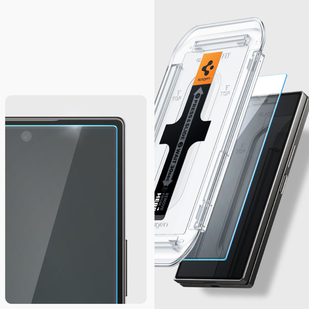 Glas für die Schutzhülle für Galaxy Z Fold6, Spigen Glas.tR EZ Fit 2-Pack