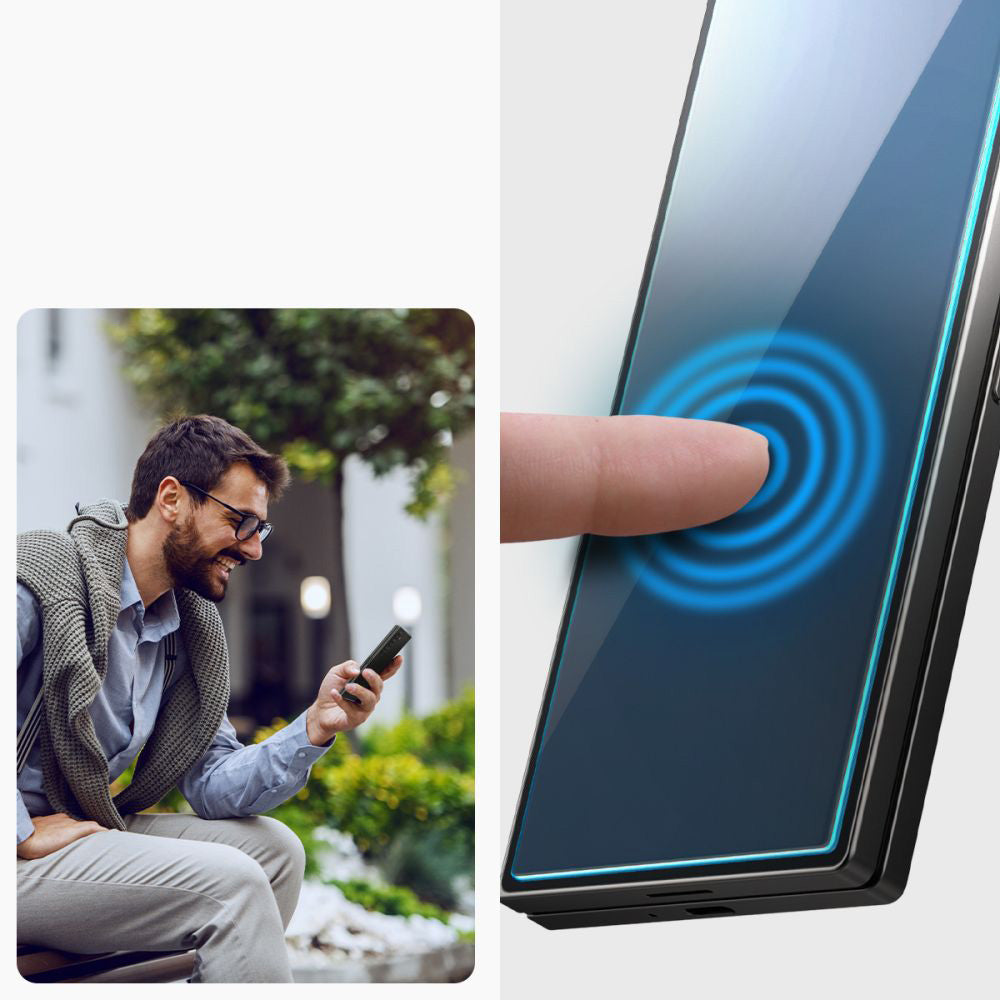 Glas für die Schutzhülle für Galaxy Z Fold6, Spigen Glas.tR EZ Fit 2-Pack