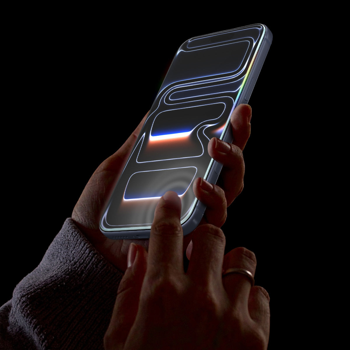 Glas + Applikator für iPhone 18 Pro / 17 Pro / 17 / 16 Pro, Spigen Glas.tR EZ Fit 2-Pack (AC)