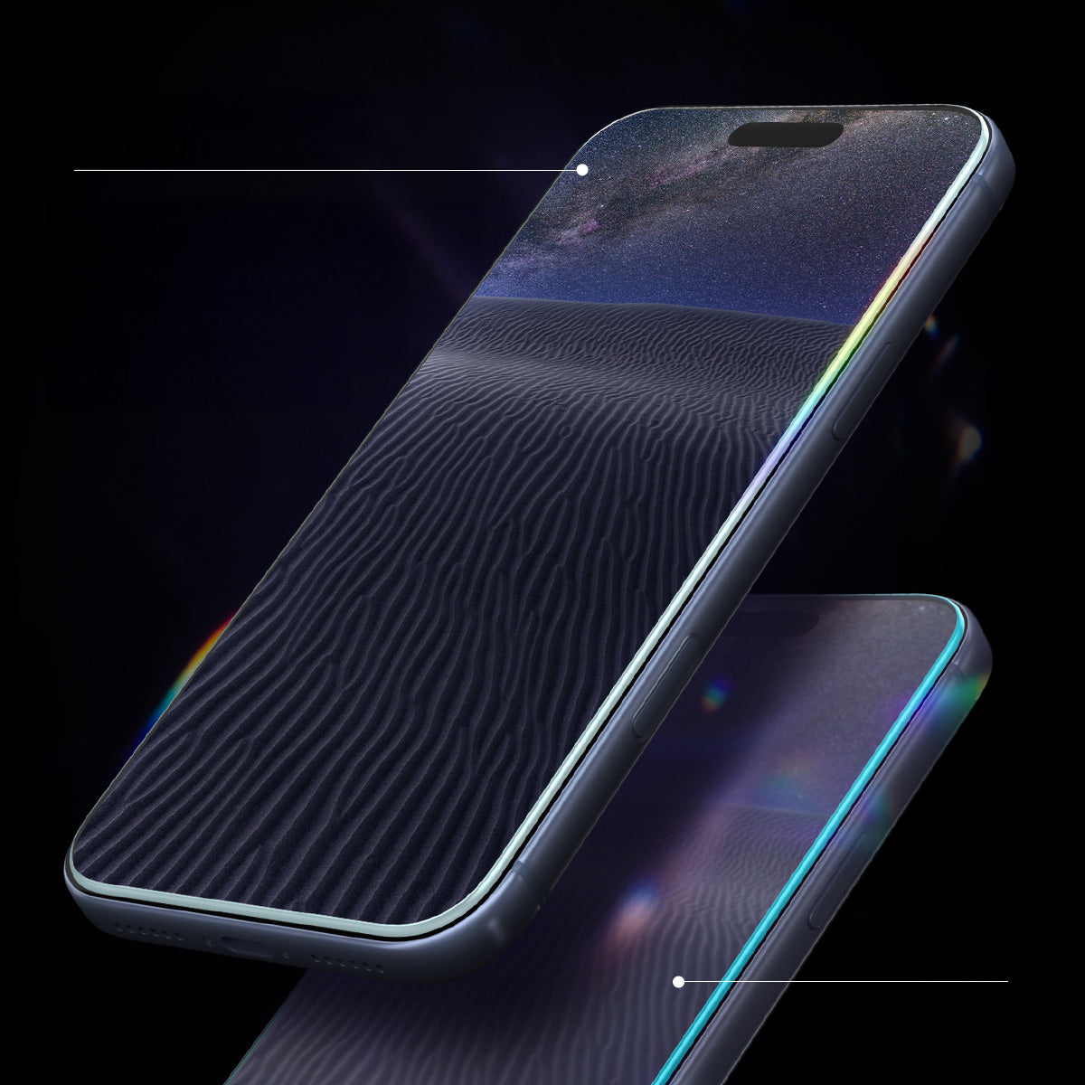 Glas + Applikator für iPhone 18 Pro / 17 Pro / 17 / 16 Pro, Spigen Glas.tR EZ Fit 2-Pack (AC)