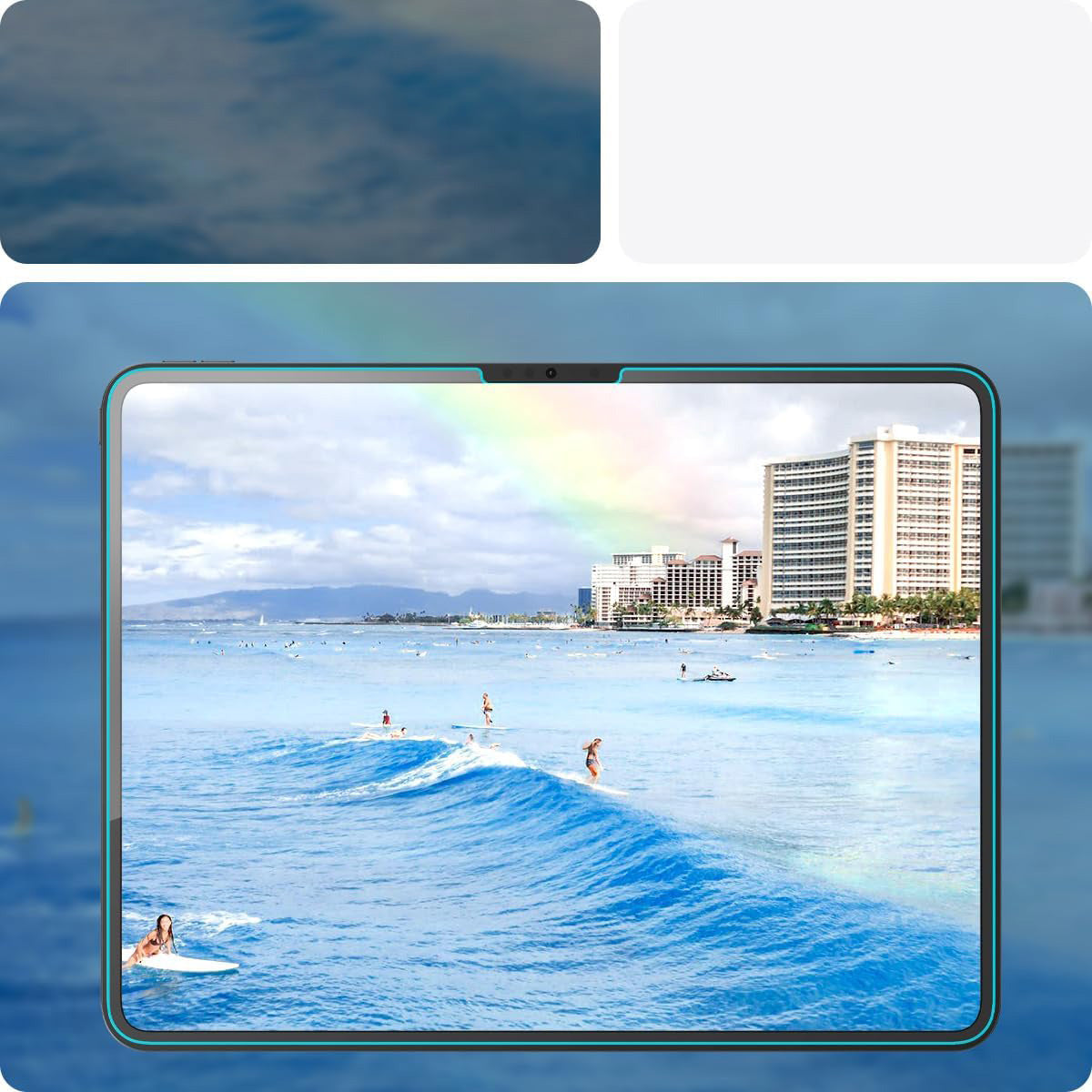 Glas für die Schutzhülle für iPad Pro 13" 2025 / 2024, Spigen Glas.tR EZ Fit 1-Pack