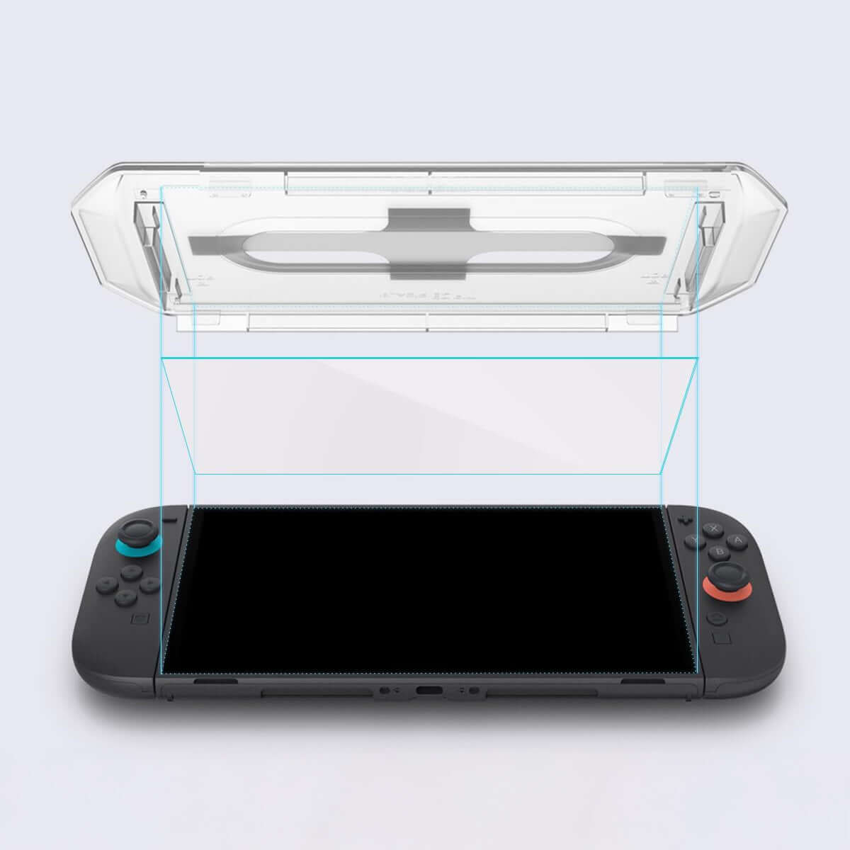 Glas + Applikator für Nintendo Switch 2, Spigen Glas.tR EZ Fit 2-Pack