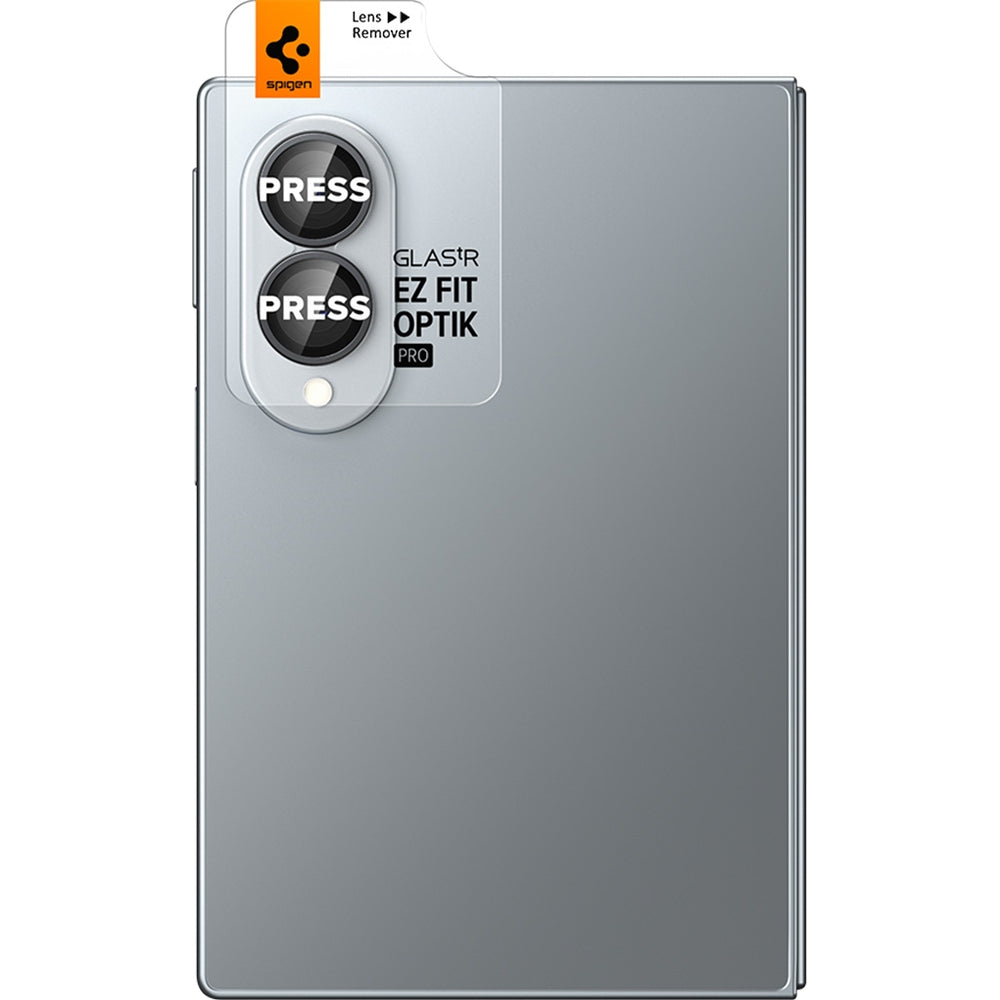 Glas für die Kamera für Galaxy Z Fold8, Spigen Glas.tR EZ Fit Optik Pro 2-Pack, Schwarz