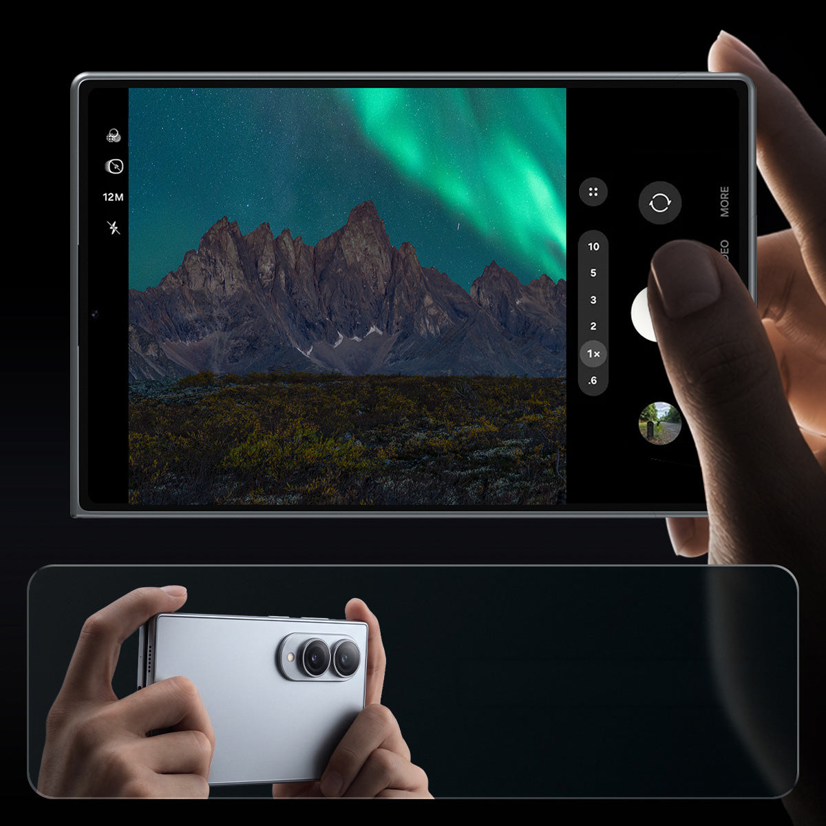 Glas für die Kamera für Galaxy Z Fold8, Spigen Glas.tR EZ Fit Optik Pro 2-Pack, Schwarz