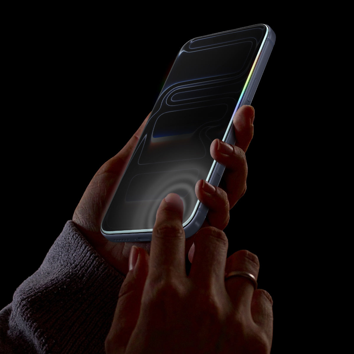 Glas + Applikator für iPhone 17 Pro / 17 / 16 Pro, Spigen Glas.tR EZ Fit Privacy 2-Pack (AC)