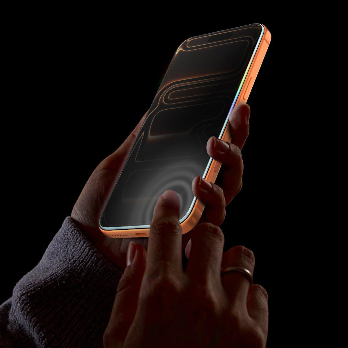 Glas + Applikator für iPhone 17 Pro Max / 16 Pro Max, Spigen Glas.tR EZ Fit Privacy 2-Pack (AC)