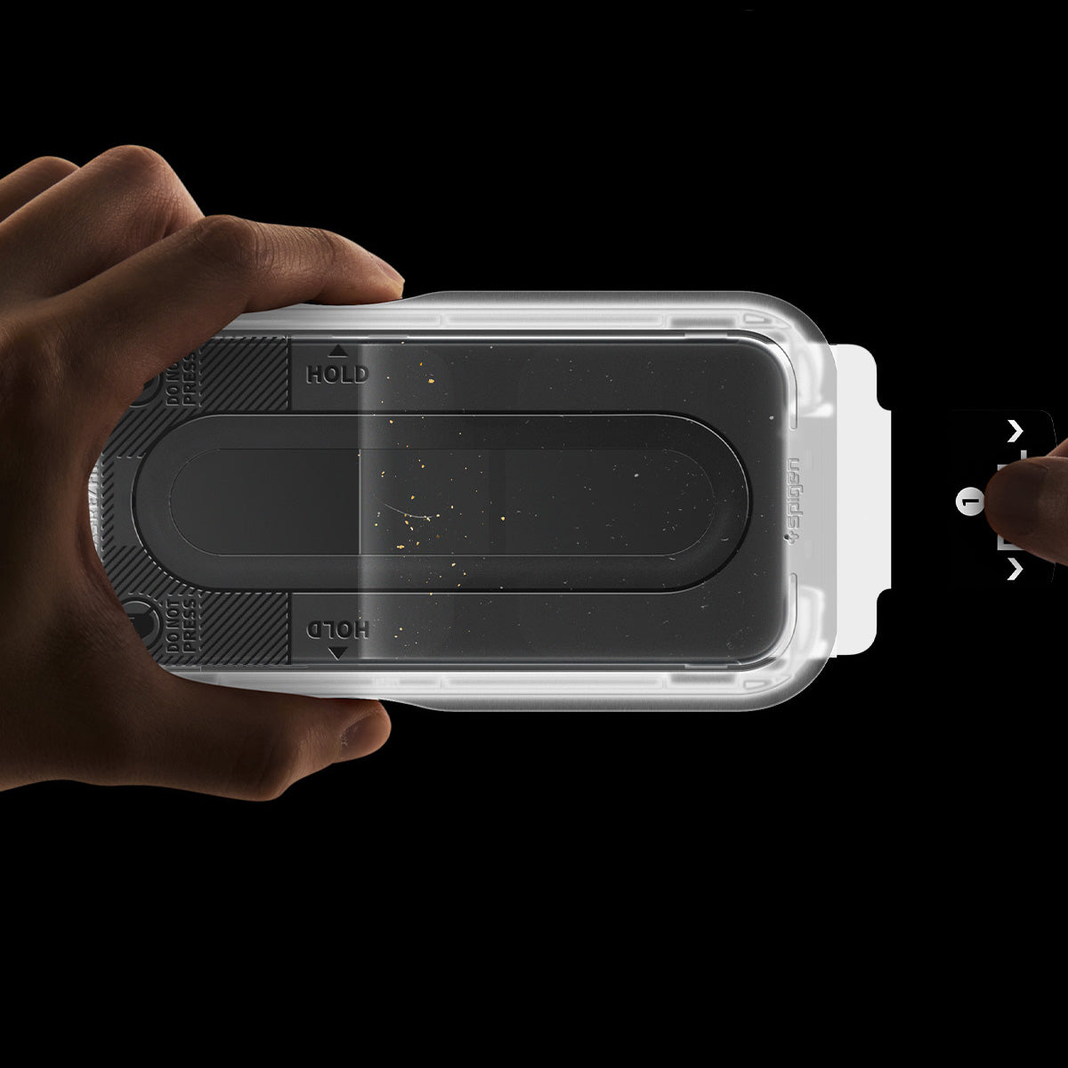 Glas + Applikator für Nothing Phone 4a, Spigen Glas.tR EZ Fit Pro 2-Pack (AC)