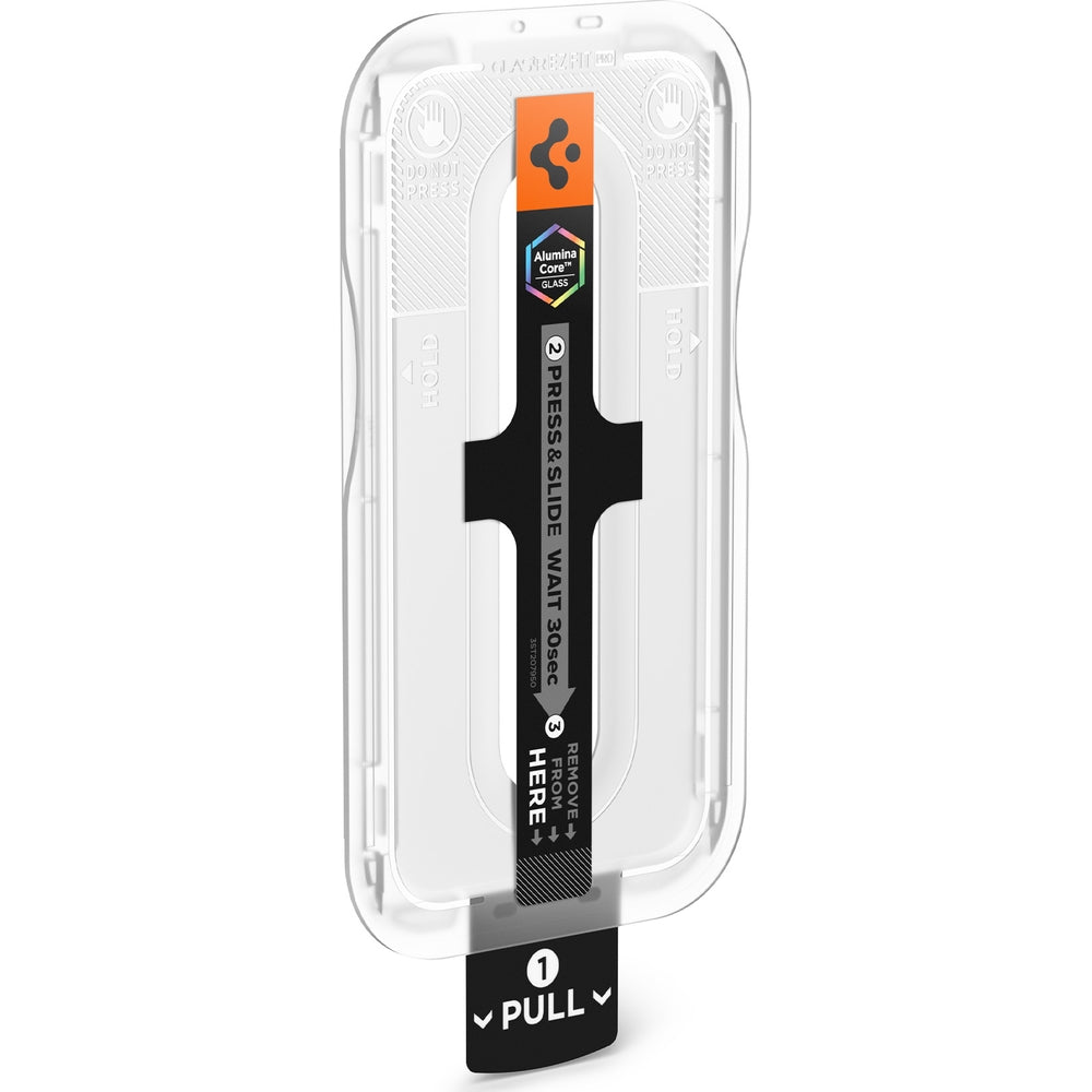 Glas + Applikator für Nothing Phone 4a Pro, Spigen Glas.tR EZ Fit Pro 2-Pack (AC)