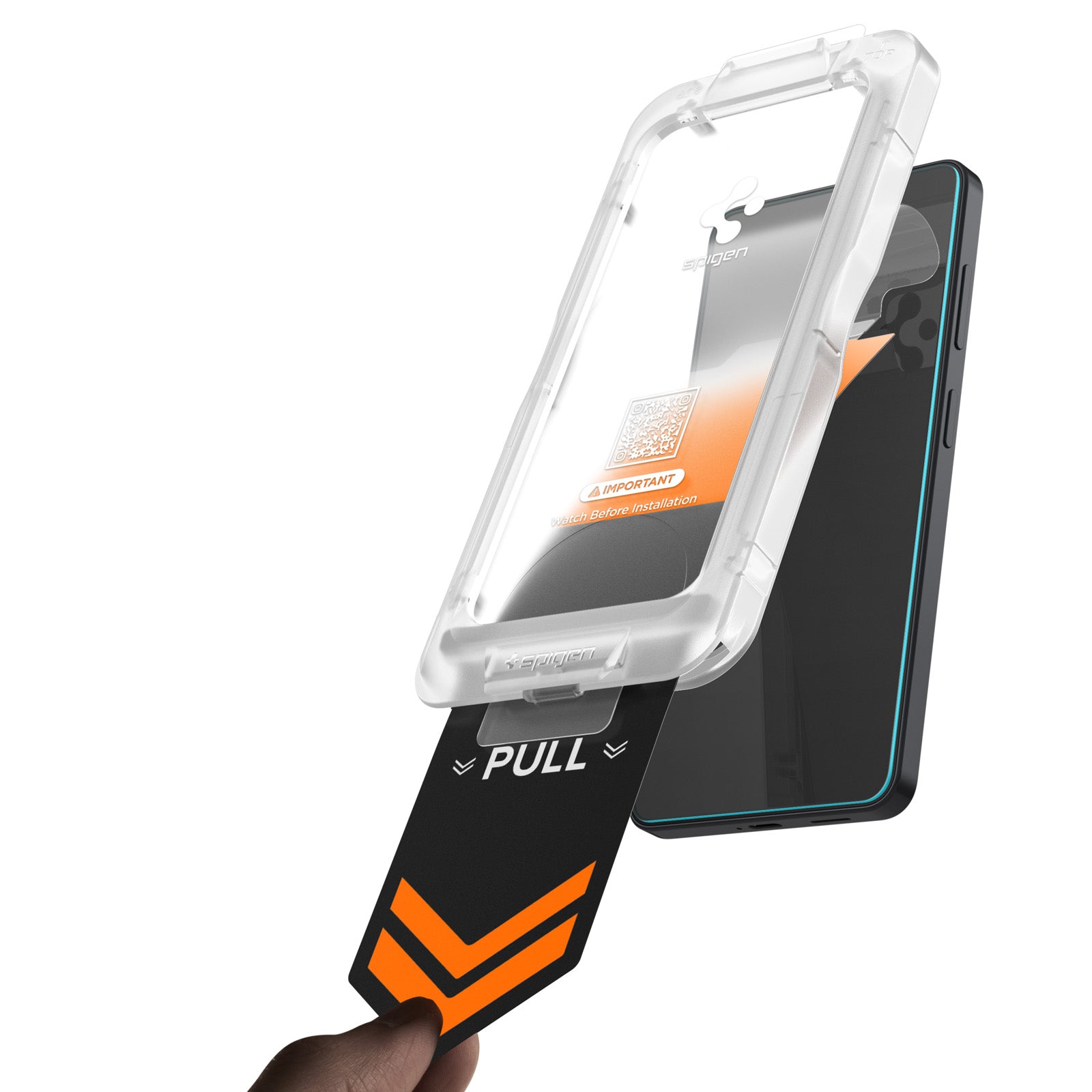 Glas + Applikator für Galaxy S26, Spigen Glas.tR EZ Fit Pro (AC) Privacy 1-Pack