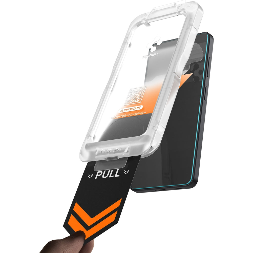 Glas + Applikator für Galaxy S26, Spigen Glas.tR EZ Fit Pro (AC) Privacy 2-Pack