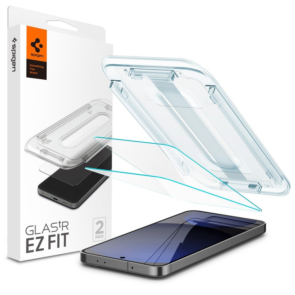 Glas für Galaxy S24 FE / A56 5G, Spigen Glas.tR EZ Fit 2-Pack