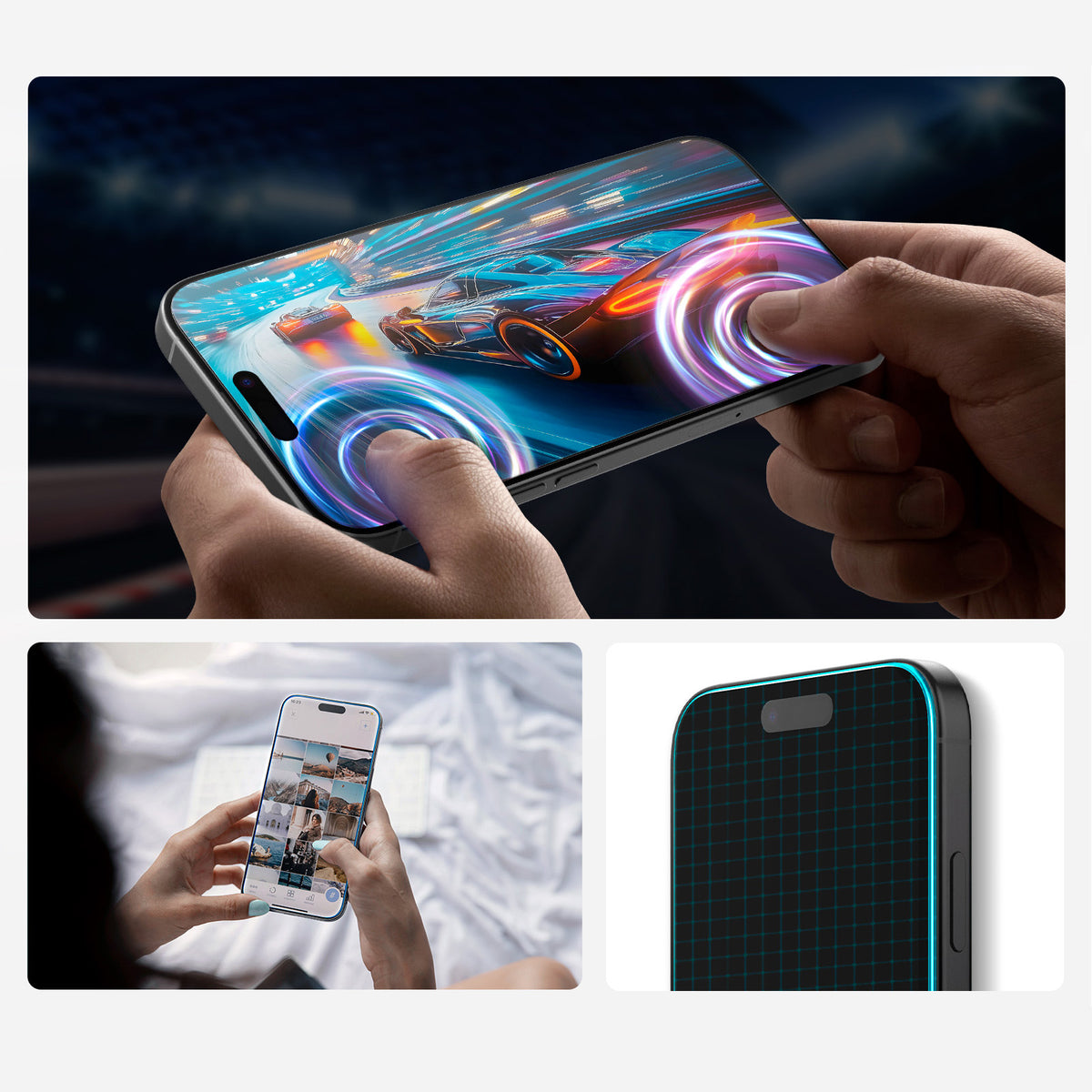 Glas für iPhone 17 Pro, Spigen Glas.tR AlignMaster S 3-Pack