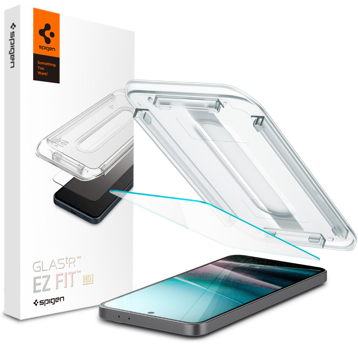 Glas + Applikator für Galaxy A37 5G / A36 5G, Spigen Glas.tR EZ Fit 1-Pack