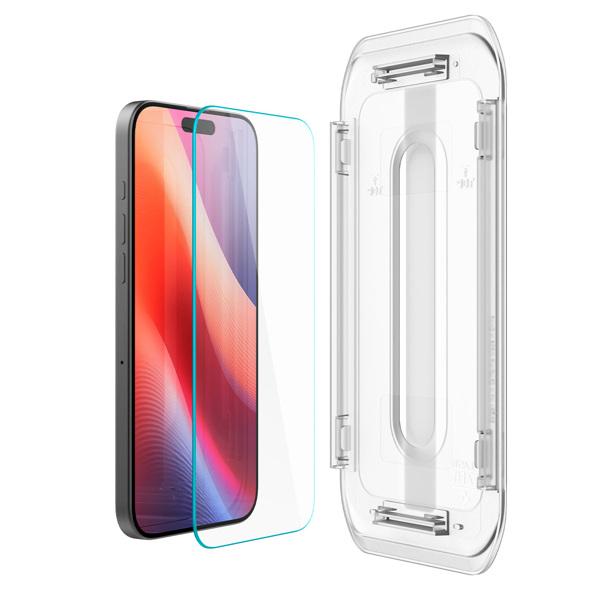 Glas für die Schutzhülle für iPhone 16 Pro, Spigen Glas.tR EZ Fit 1-Pack