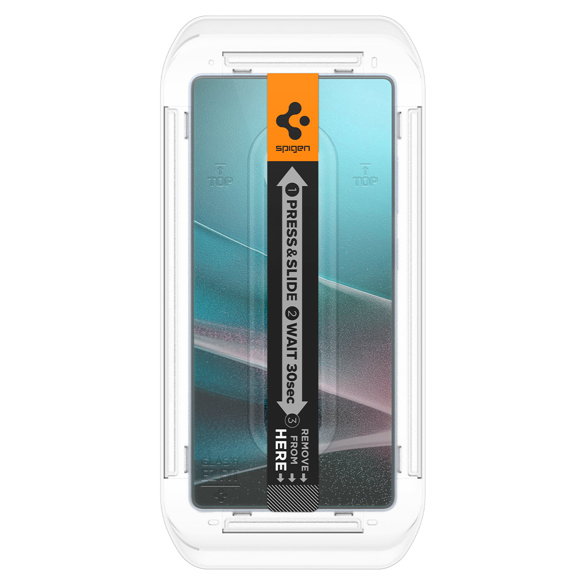 Glas + Applikator für Galaxy S25 Ultra, Spigen Glas.tR EZ Fit 2-Pack