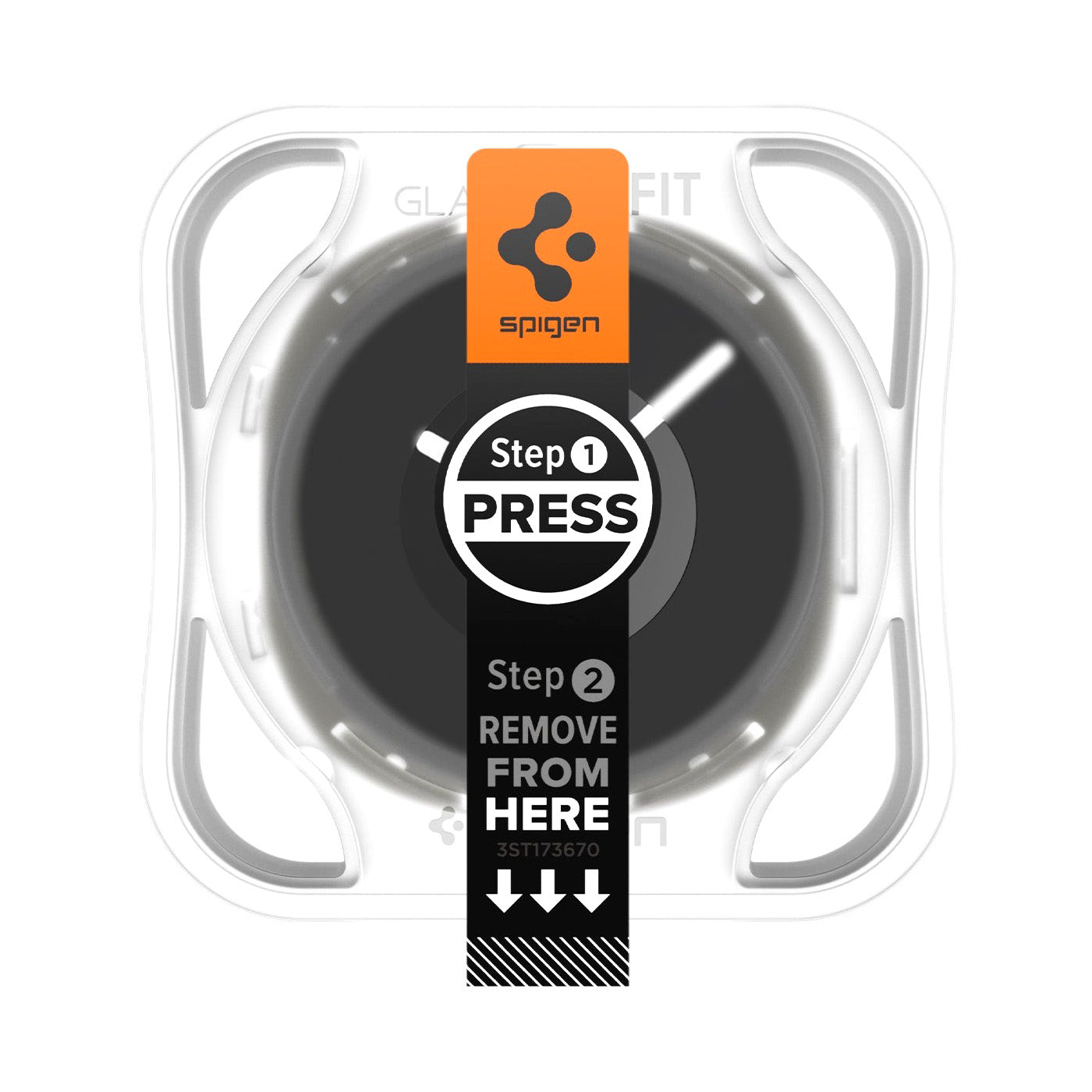 Glas für die Schutzhülle für Galaxy Watch 9 / 8 40mm, Spigen Glas.tR EZ Fit 2-Pack