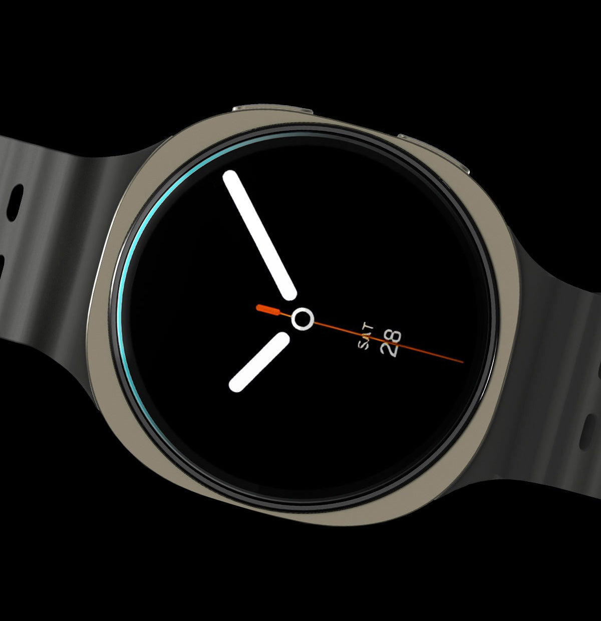 Glas für die Schutzhülle für Galaxy Watch 9 / 8 44mm, Spigen Glas.tR EZ Fit 2-Pack