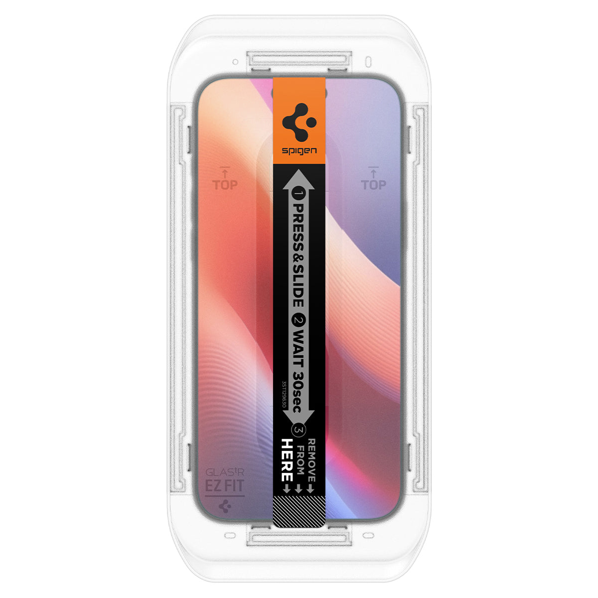 Glas für die Schutzhülle für iPhone 16 Pro, Spigen Glas.tR EZ Fit Privacy 1-Pack