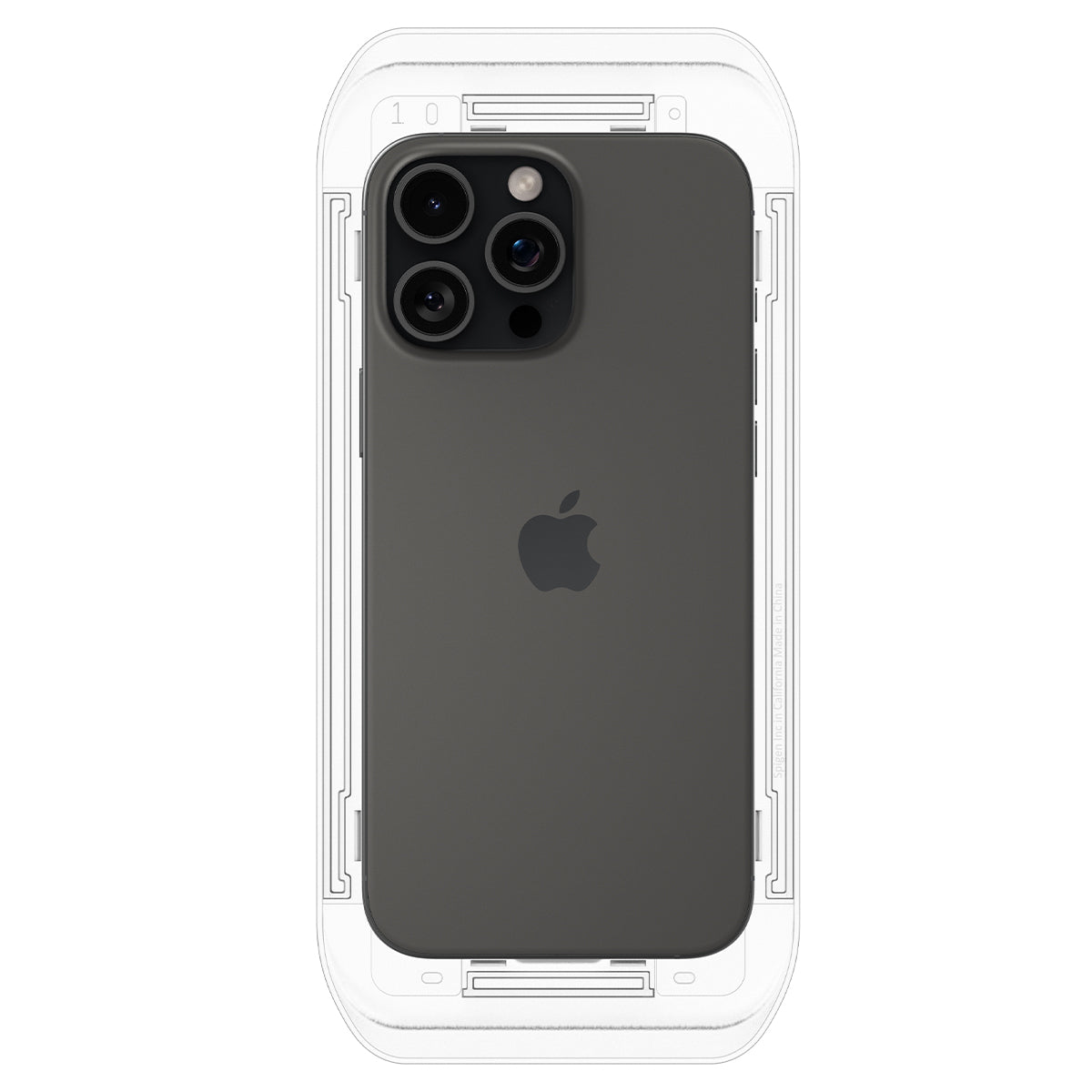 Glas für die Schutzhülle für iPhone 16 Pro, Spigen Glas.tR EZ Fit Privacy 1-Pack