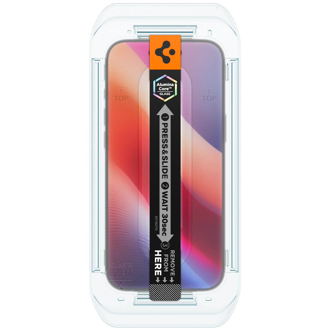 Glas + Applikator für iPhone Air, Spigen Glas.tR EZ Fit Privacy 2-Pack (AC)