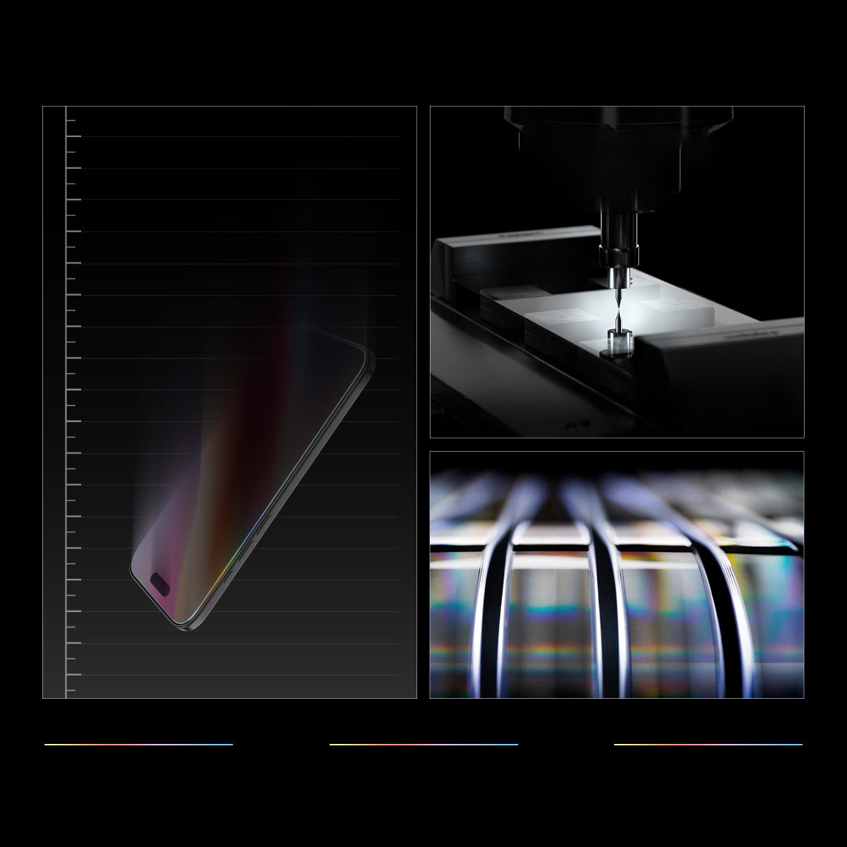 Glas + Applikator für iPhone Air, Spigen Glas.tR EZ Fit Privacy 2-Pack (AC)