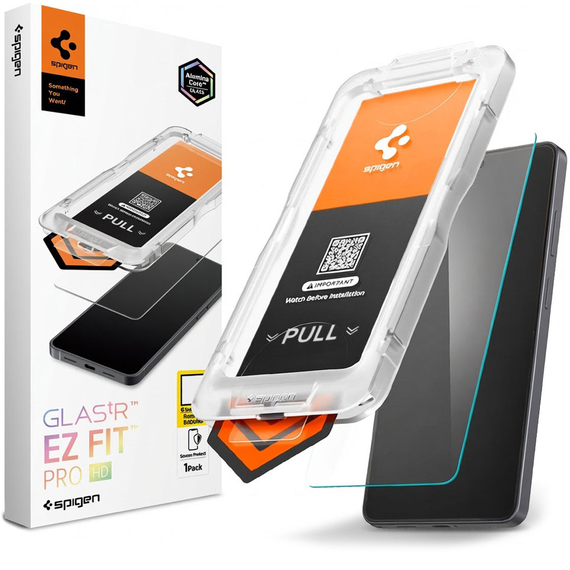 Glas + Applikator für Galaxy S26 Ultra, Spigen Glas.tR EZ Fit Pro 1-Pack (AC)
