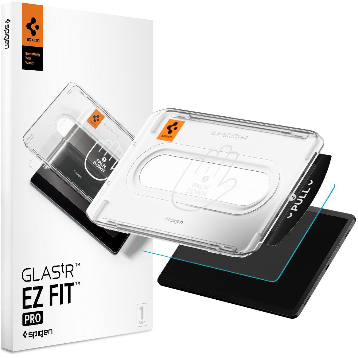Glas + Applikator für Galaxy Tab S11, Spigen Glas.tR EZ Fit Pro 1-Pack
