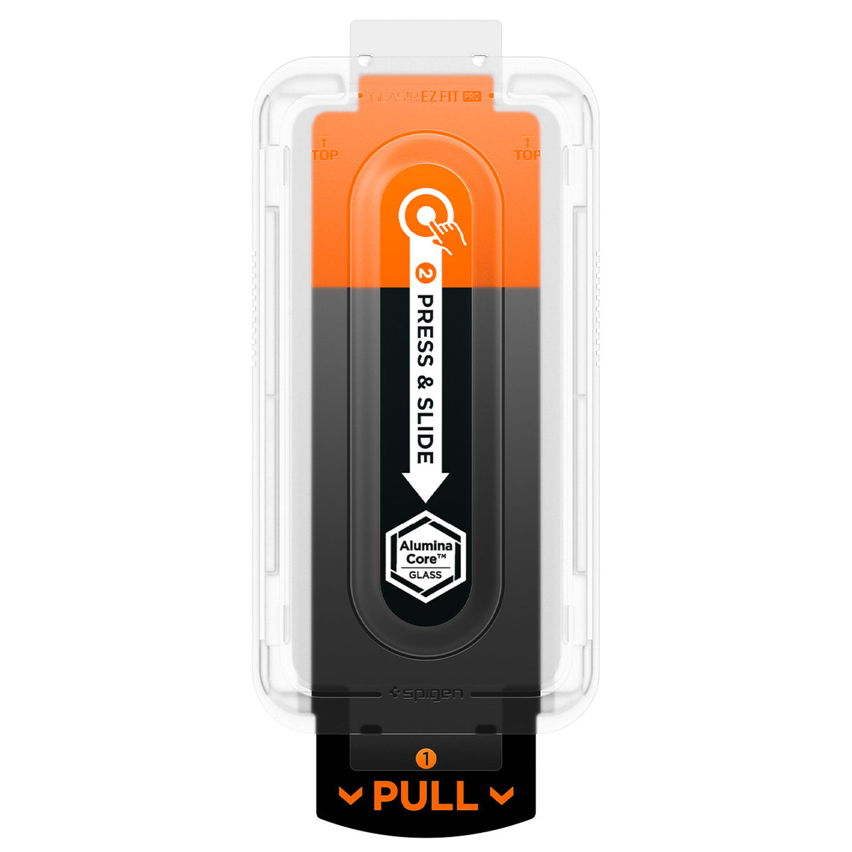 Glas + Applikator für Galaxy S26 FE/S25 FE, Spigen Glas.tR EZ Fit Pro 2-Pack (AC)