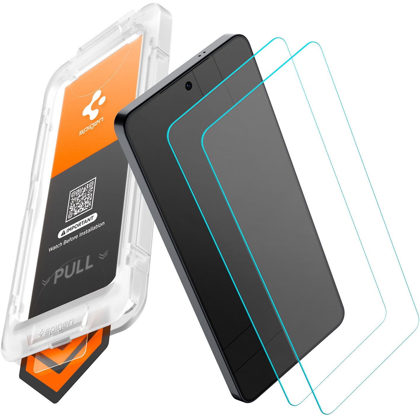Glas + Applikator für Galaxy S26 Ultra, Spigen Glas.tR EZ Fit Pro 2-Pack (AC)