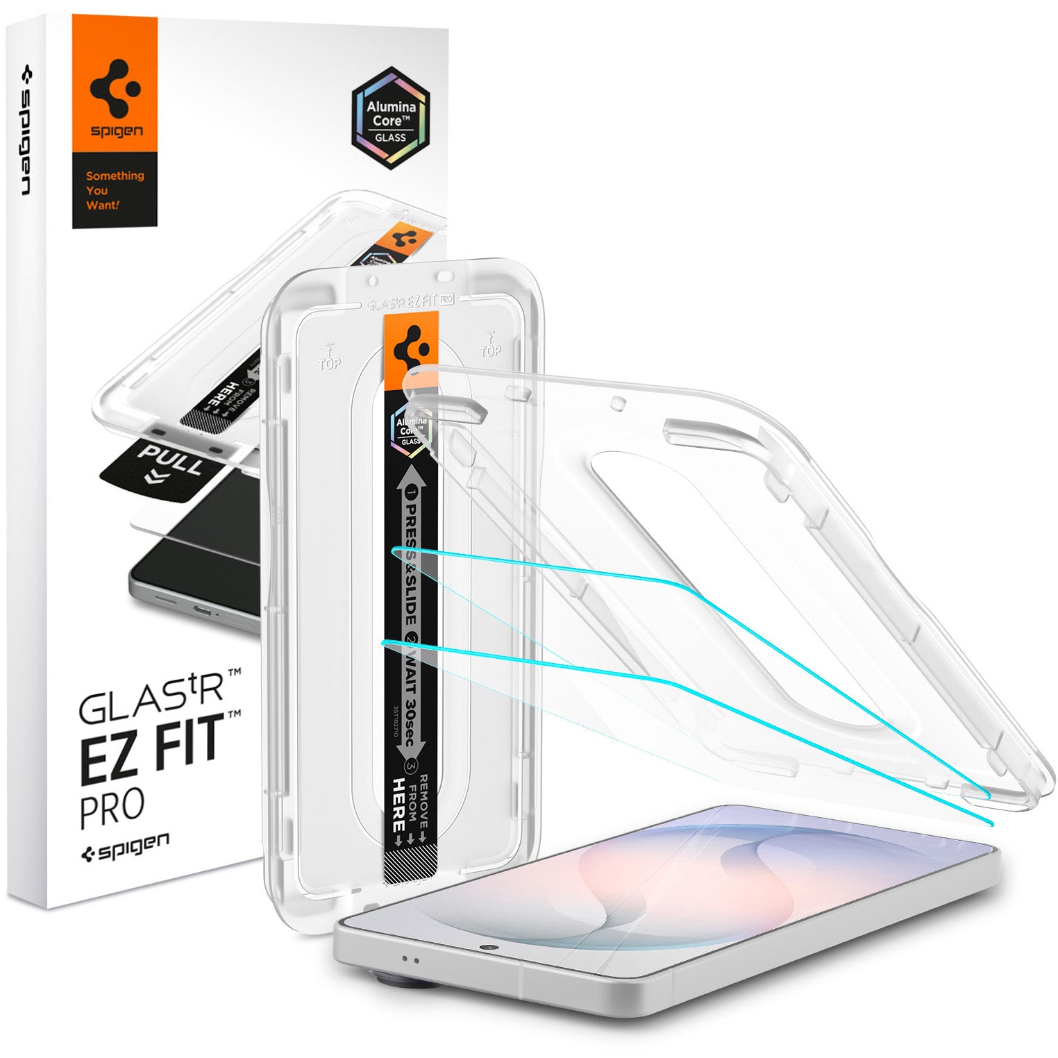 Antireflex Glas + Applikator für Galaxy S26, Spigen Glas.tR EZ Fit Pro AntiReflection 2-Pack (AC)