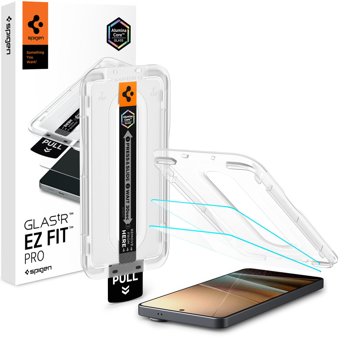 Antireflex Glas + Applikator für Galaxy S26 Ultra, Spigen Glas.tR EZ Fit Pro AntiReflection 2-Pack (AC)