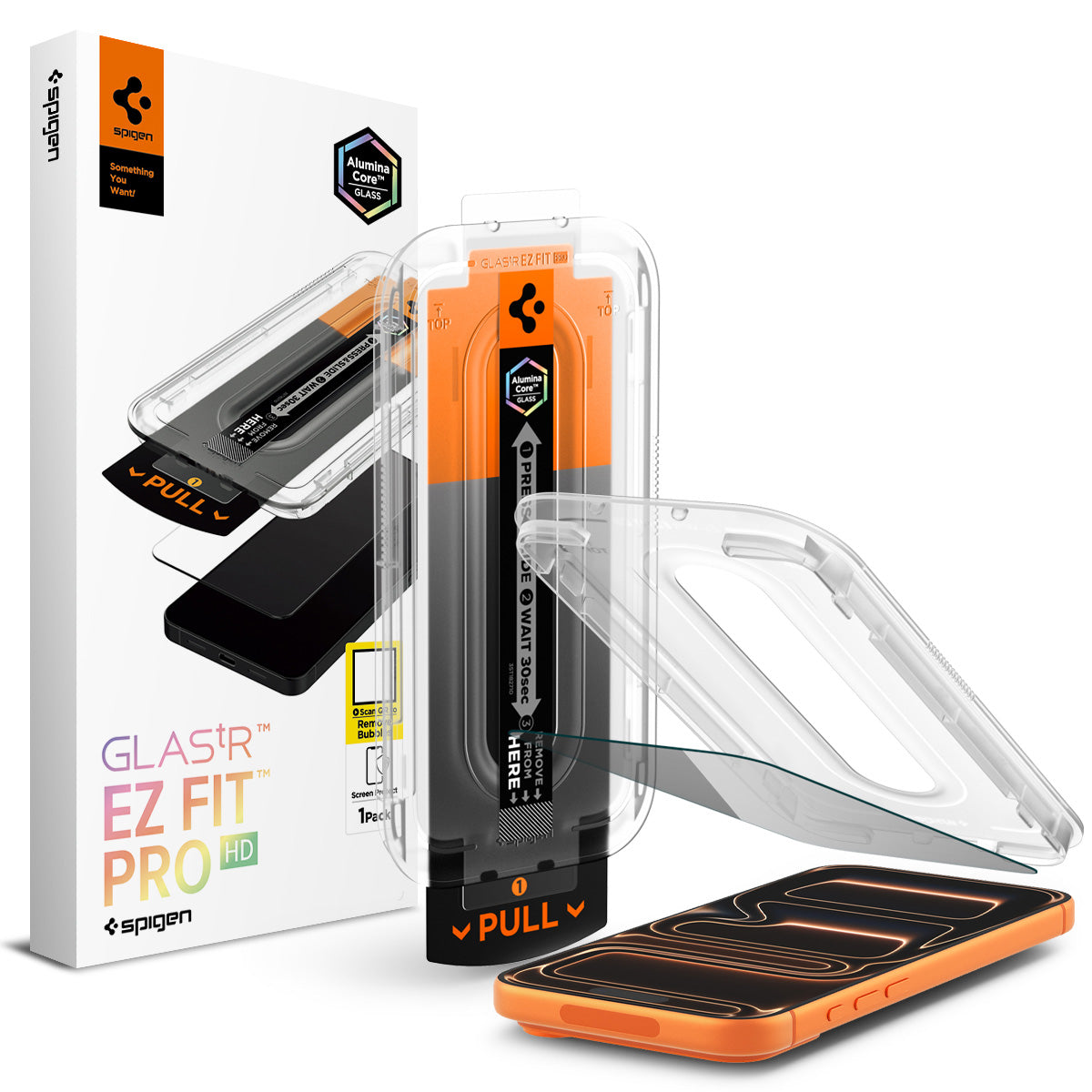 Glas + Applikator für iPhone 17 Pro / 17 / 16 Pro, Spigen Glas.tR EZ Fit Pro Privacy 1-Pack (AC)