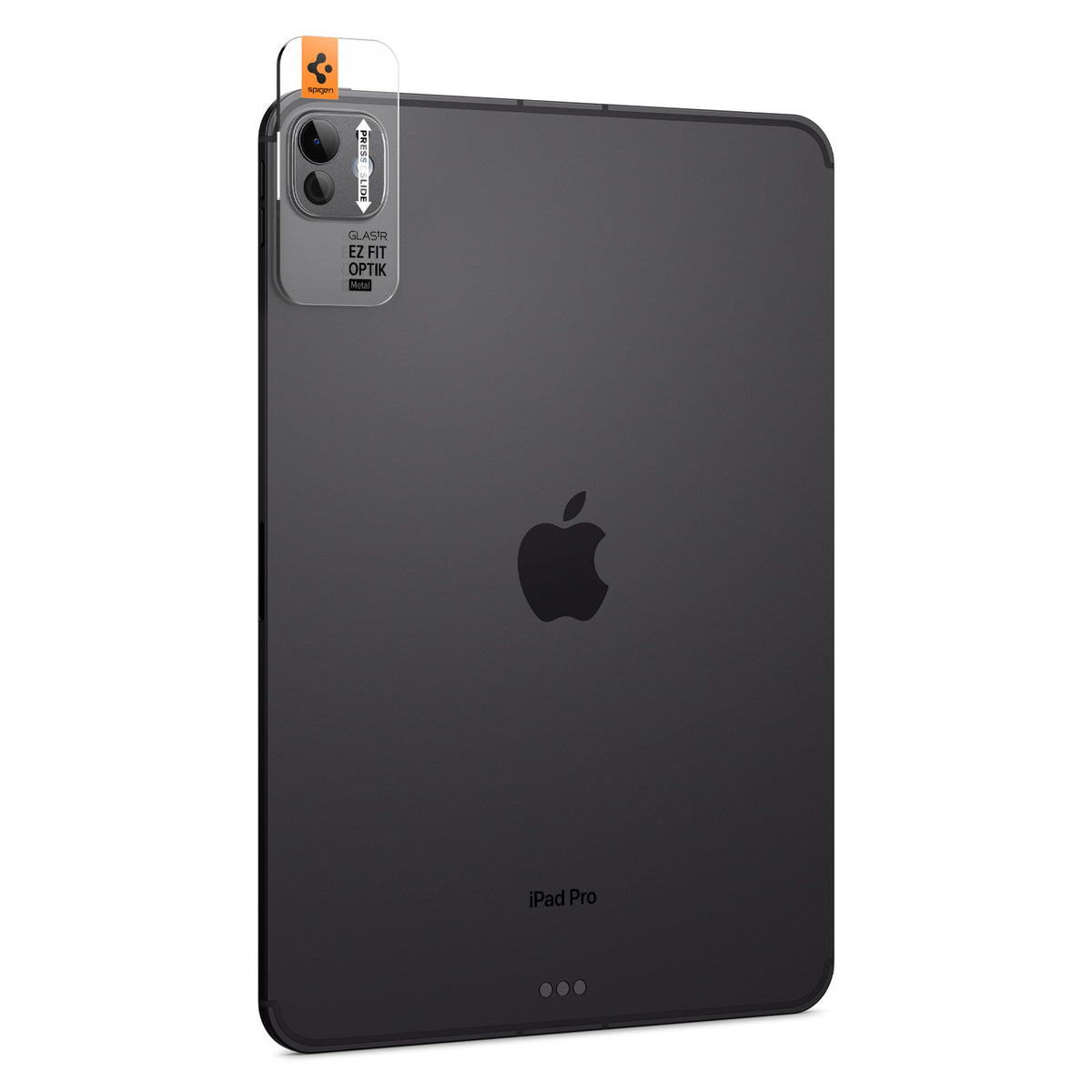 Glas für die Kamera für iPad Pro 11" 2025 / 2024 / 13 2025 / 2024, Spigen Glas.tR Ez Fit Optik Metal 1-Pack, Grau
