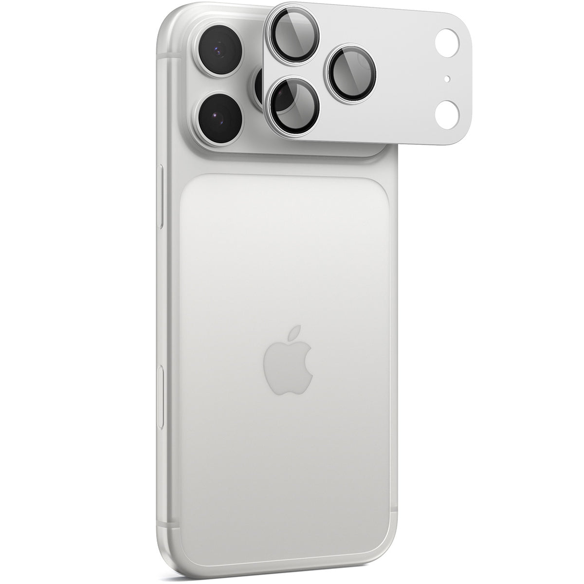 Glas für die Kamera für iPhone 17 Pro Max, Spigen Glas.tR Ez Fit Optik Pro XL 1-Pack, Silbern