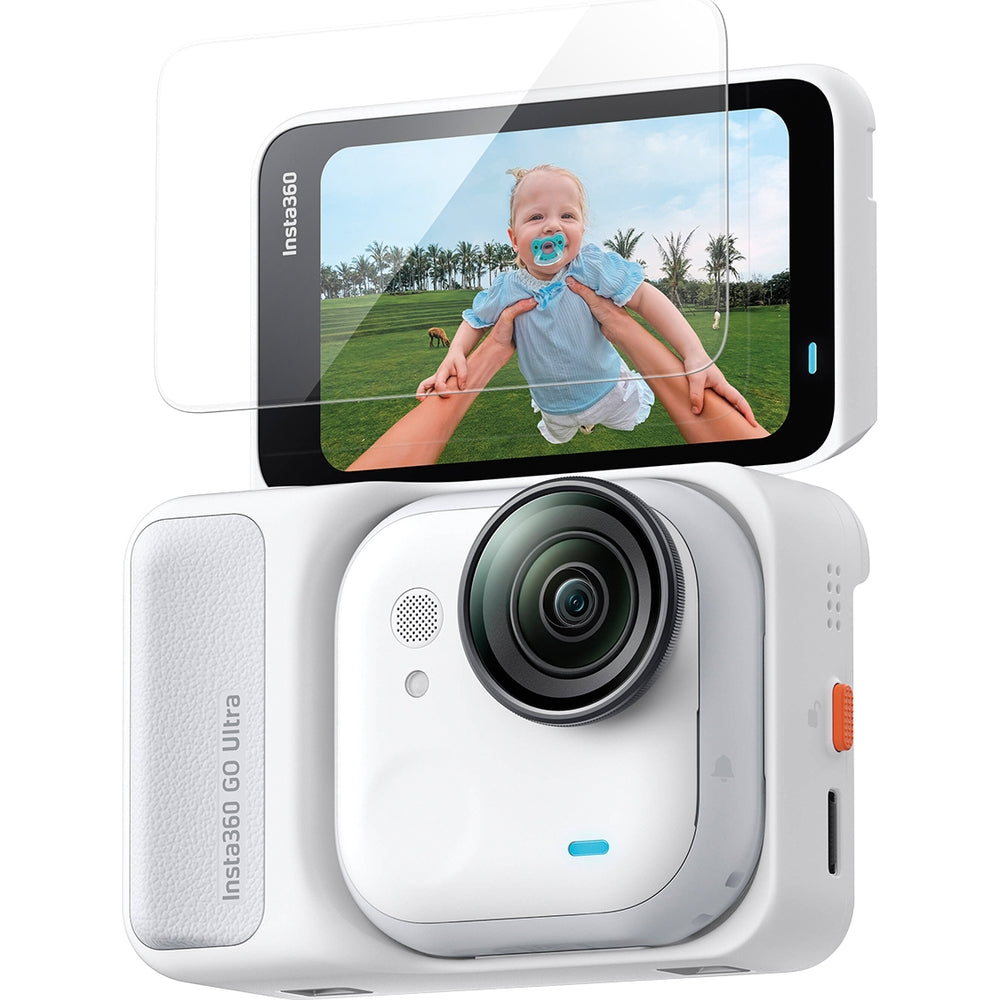 Gehärtetes Glas für Insta360 Go Ultra, Spigen Glas.tR Slim, 2 Stück