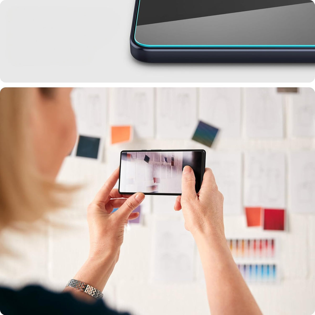 Glas für die Handyhülle für Galaxy A26 5G / A16 5G / A16 4G, Spigen Glas.tR Slim 2-Pack