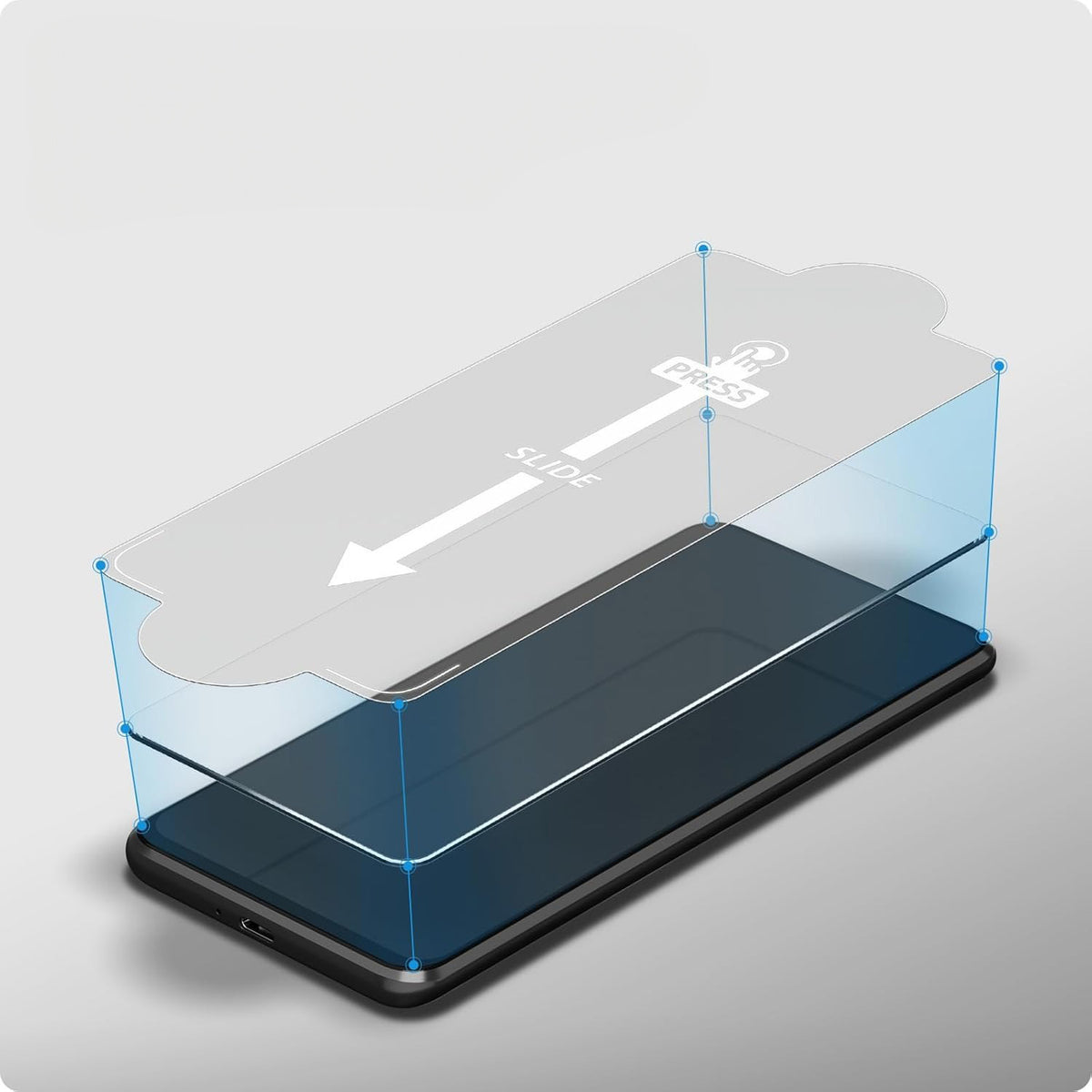 Glas für die Handyhülle für Galaxy A26 5G / A16 5G / A16 4G, Spigen Glas.tR Slim 2-Pack