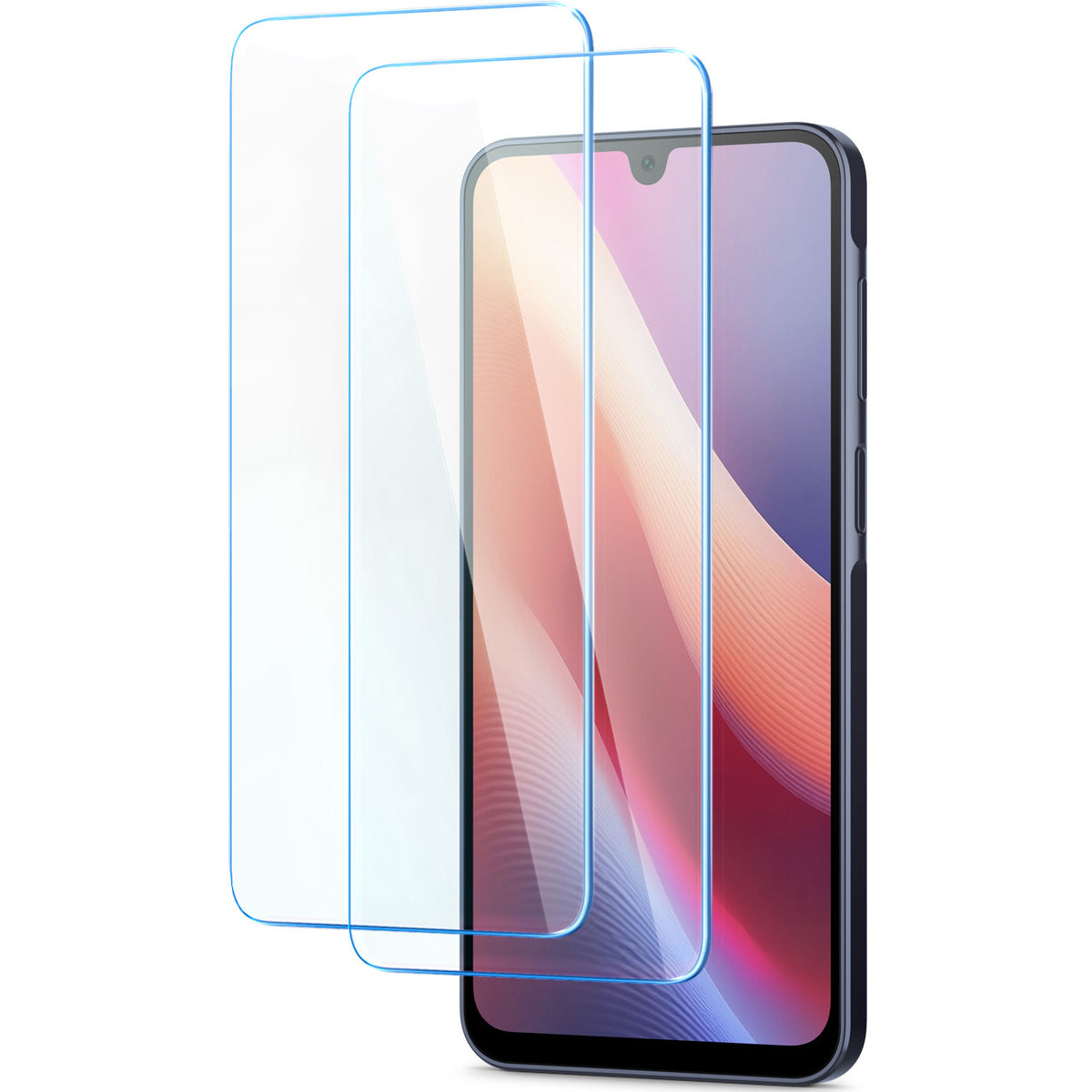 Glas für die Handyhülle für Galaxy A26 5G / A16 5G / A16 4G, Spigen Glas.tR Slim 2-Pack