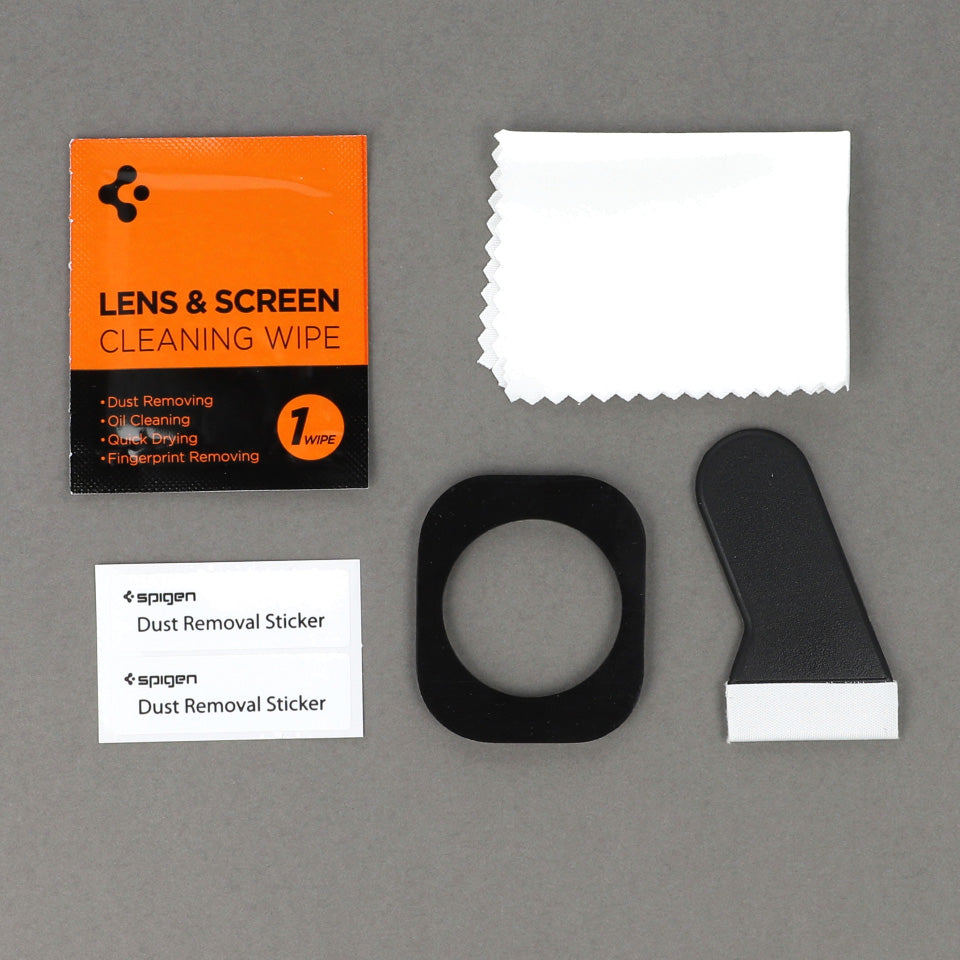 Glas mit Rahmen Spigen Glas.tR Slim Pro 1-Pack für Apple Watch Ultra 3/2/1 49 mm, Titan Farbe