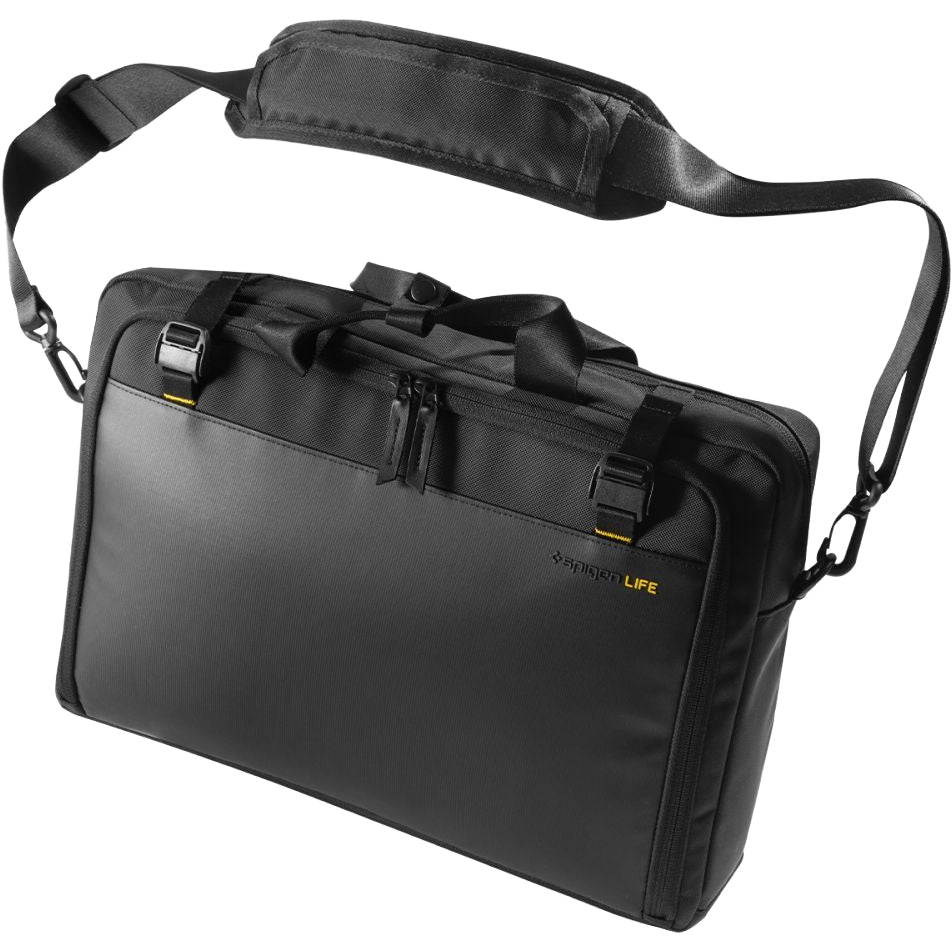 Laptoptasche für 16" Laptop und Zubehör, Spigen KD300 Klasden, Schwarz