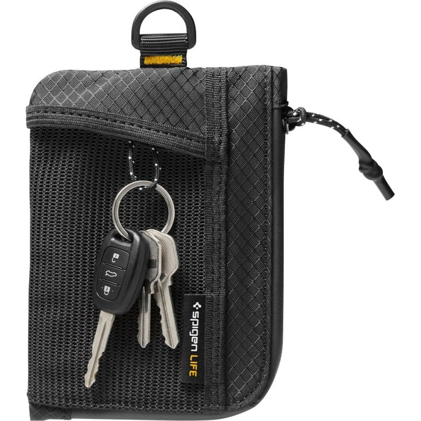 Kartenetui mit RFID-Schutz für Karten, Dokumente und Bargeld, Spigen LF300 Soft, Schwarz